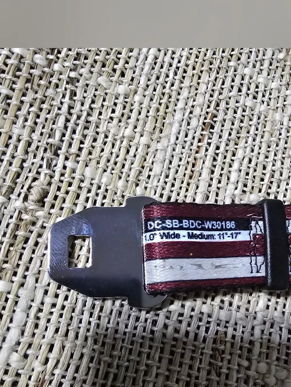 American Flag Pattern Dog Collar and Leash Set